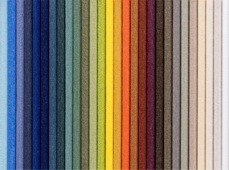 High-Density Custom Felt Panels | 3mm-50mm, 47 Colors, Certified