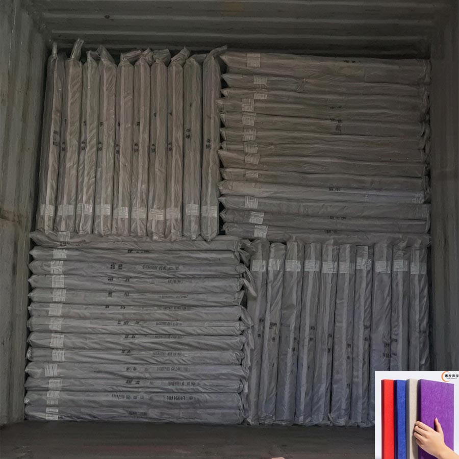 Get the best container rates for felt panels.