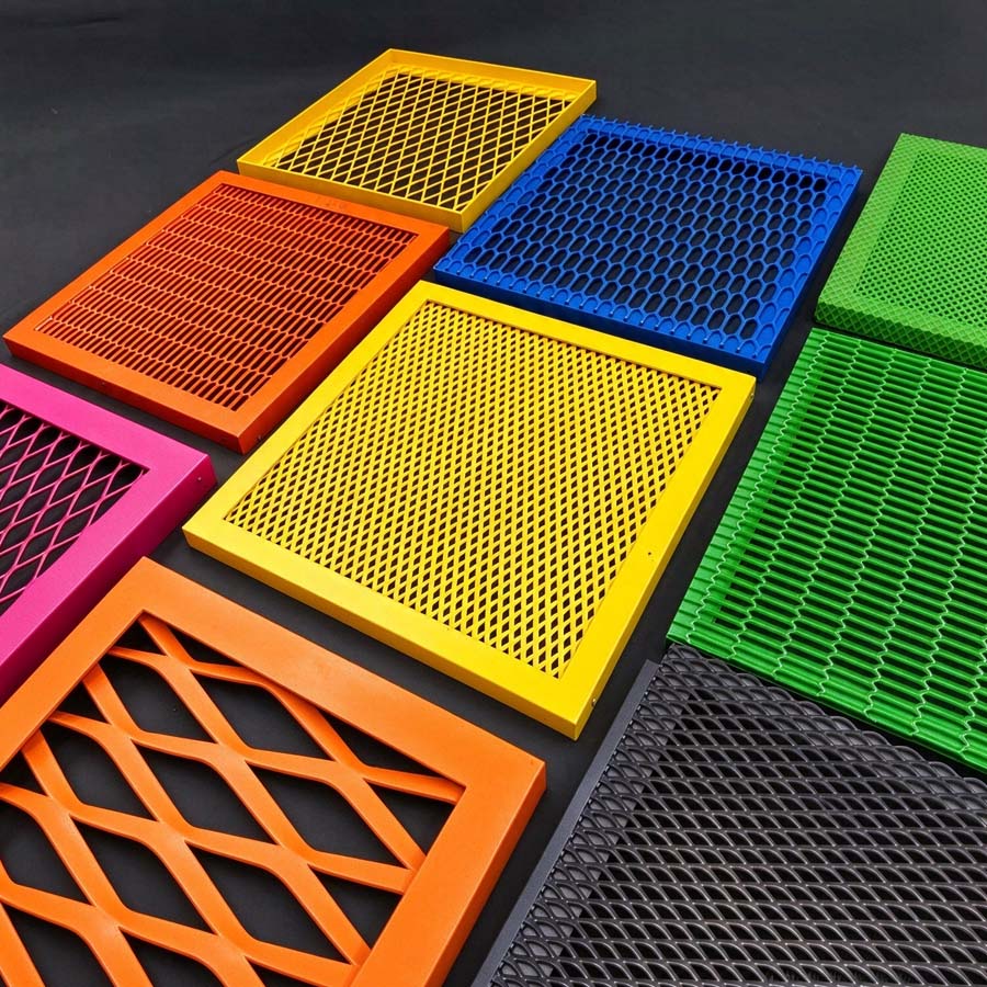 Color Options For Expanded Metal Mesh Ceilings Color Options For Expanded Metal Mesh Ceilings